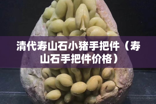 清代壽山石小豬手把件（壽山石手把件價格）