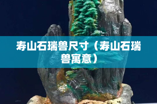 壽山石瑞獸尺寸（壽山石瑞獸寓意）