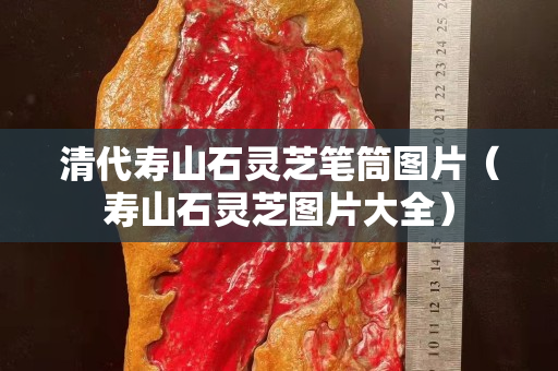 清代壽山石靈芝筆筒圖片（壽山石靈芝圖片大全）