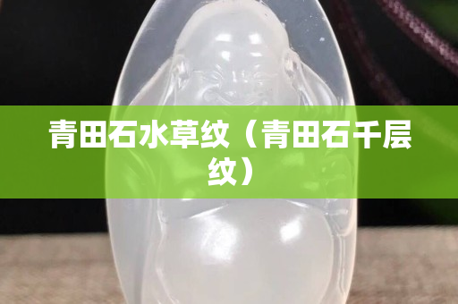 青田石水草紋（青田石千層紋）