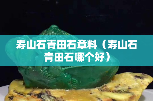 壽山石青田石章料（壽山石青田石哪個好）
