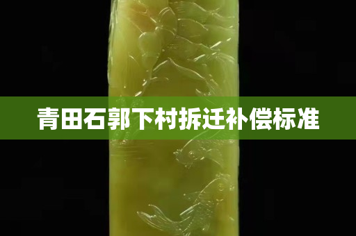 青田石郭下村拆遷補償標準