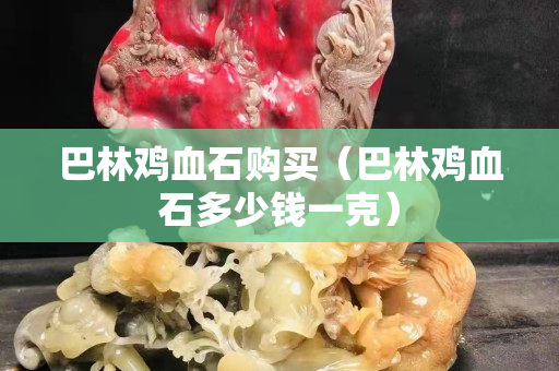 巴林雞血石購買（巴林雞血石多少錢一克）