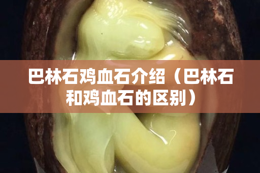 巴林石雞血石介紹（巴林石和雞血石的區別）