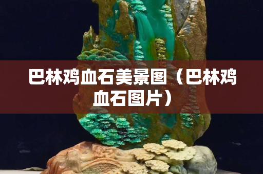 巴林雞血石美景圖（巴林雞血石圖片）