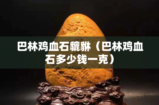 巴林雞血石貔貅（巴林雞血石多少錢一克）