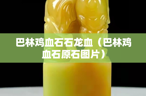 巴林雞血石石龍血（巴林雞血石原石圖片）