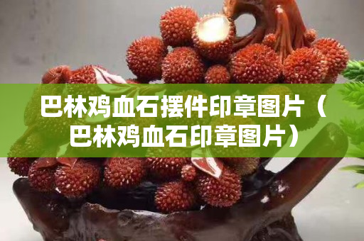 巴林雞血石擺件印章圖片（巴林雞血石印章圖片）