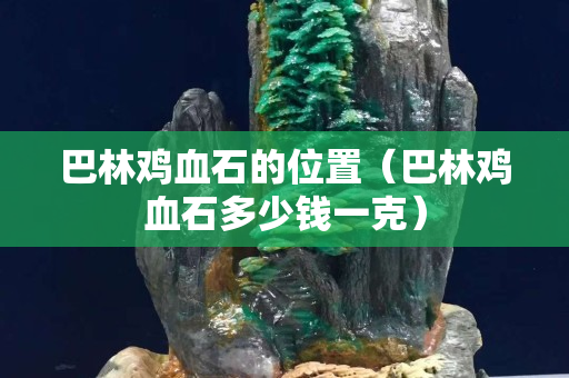 巴林雞血石的位置（巴林雞血石多少錢一克）