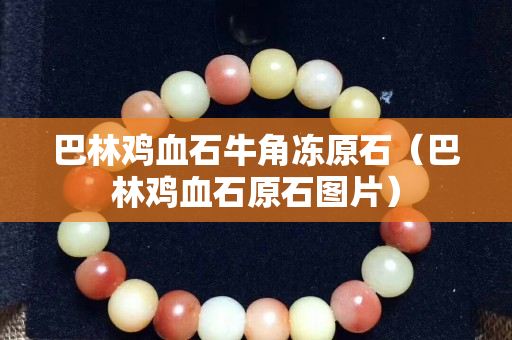 巴林雞血石牛角凍原石（巴林雞血石原石圖片）