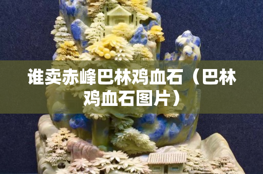 誰賣赤峰巴林雞血石（巴林雞血石圖片）