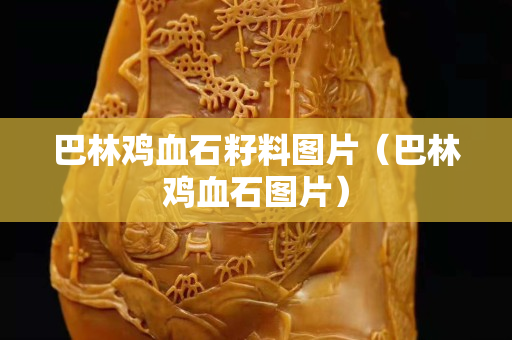 巴林雞血石籽料圖片（巴林雞血石圖片）