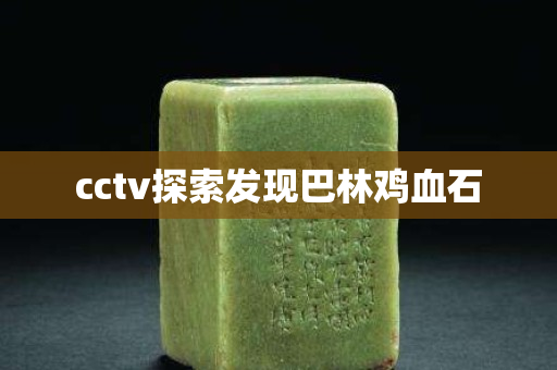 cctv探索發現巴林雞血石