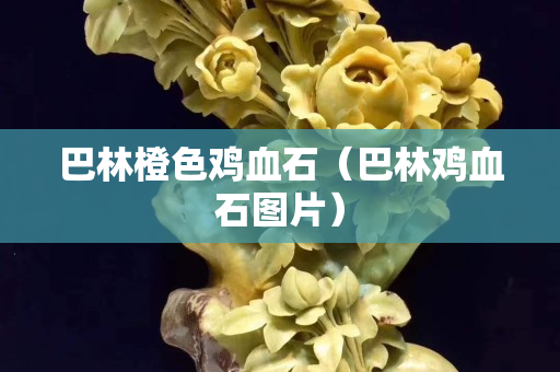 巴林橙色雞血石（巴林雞血石圖片）