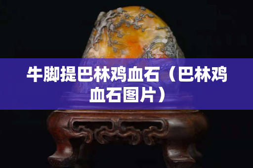 牛腳提巴林雞血石（巴林雞血石圖片）