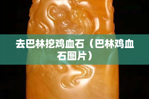 去巴林挖雞血石（巴林雞血石圖片）