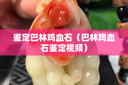 鑒定巴林雞血石（巴林雞血石鑒定視頻）