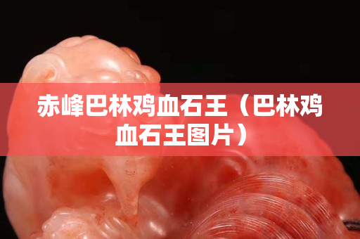 赤峰巴林雞血石王（巴林雞血石王圖片）
