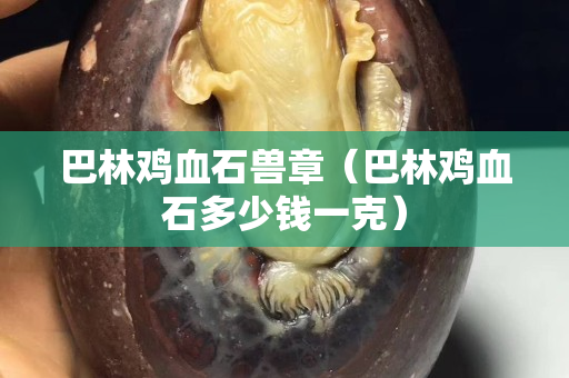 巴林雞血石獸章（巴林雞血石多少錢一克）