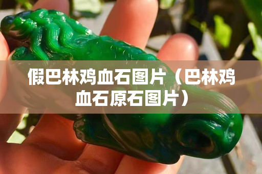假巴林雞血石圖片（巴林雞血石原石圖片）