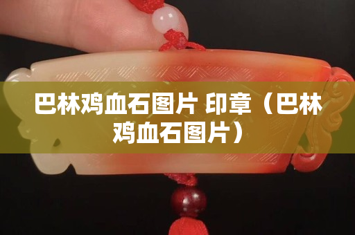 巴林雞血石圖片 印章（巴林雞血石圖片）