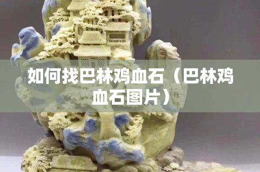 如何找巴林雞血石（巴林雞血石圖片）