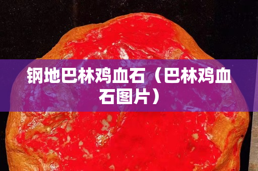 鋼地巴林雞血石（巴林雞血石圖片）
