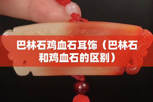 巴林石雞血石耳飾（巴林石和雞血石的區(qū)別）