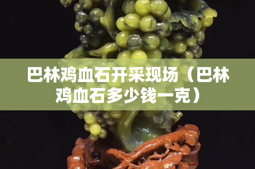 巴林雞血石開(kāi)采現(xiàn)場(chǎng)（巴林雞血石多少錢一克）