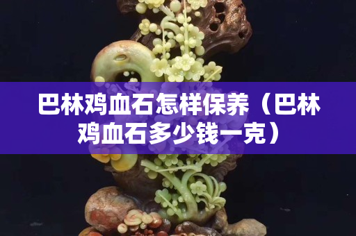 巴林雞血石怎樣保養（巴林雞血石多少錢一克）