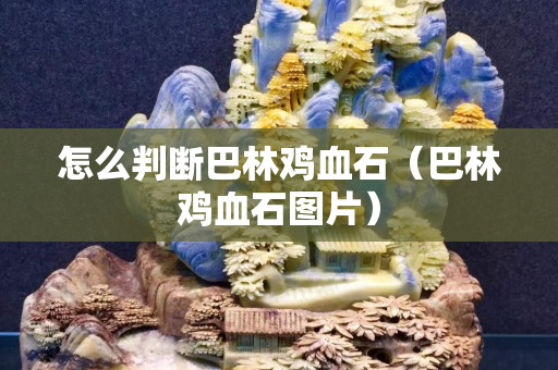 怎么判斷巴林雞血石（巴林雞血石圖片）