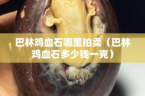 巴林雞血石哪里拍賣（巴林雞血石多少錢一克）