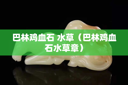 巴林雞血石 水草（巴林雞血石水草章）