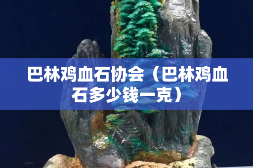 巴林雞血石協會（巴林雞血石多少錢一克）