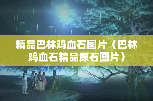 精品巴林雞血石圖片（巴林雞血石精品原石圖片）