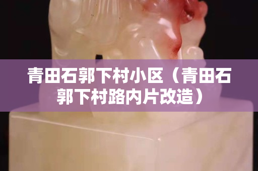青田石郭下村小區(qū)（青田石郭下村路內(nèi)片改造）