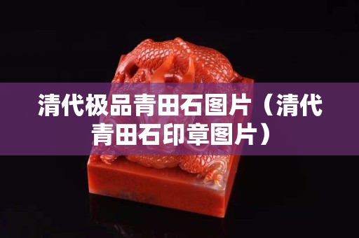清代極品青田石圖片（清代青田石印章圖片）