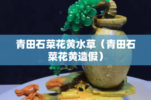 青田石菜花黃水草（青田石菜花黃造假）