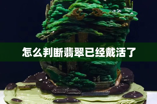 怎么判斷翡翠已經戴活了