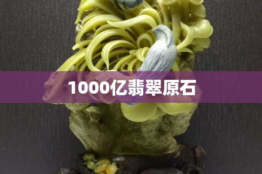 1000億翡翠原石