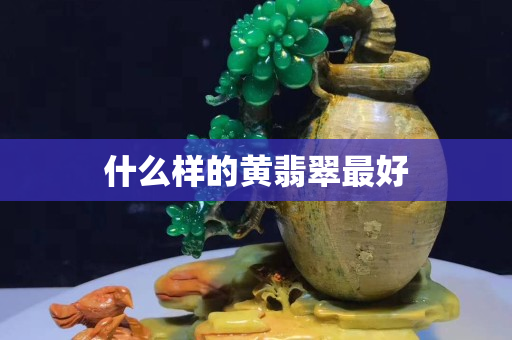 什么樣的黃翡翠最好