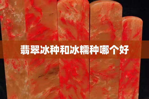 翡翠冰種和冰糯種哪個好