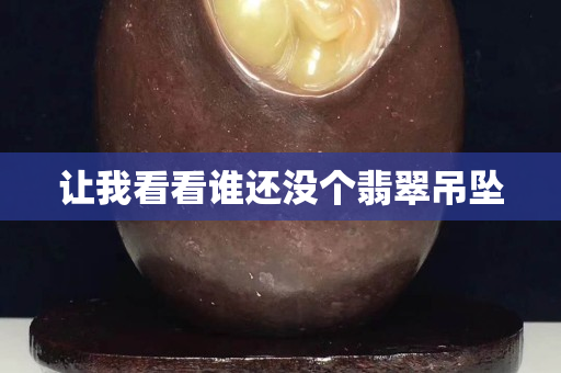 讓我看看誰還沒個翡翠吊墜