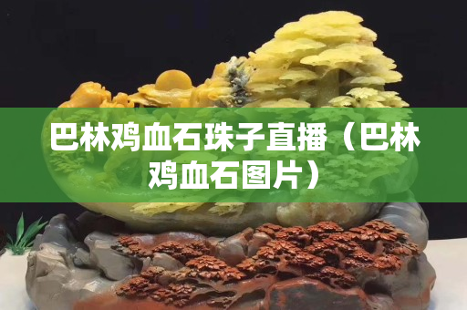 巴林雞血石珠子直播（巴林雞血石圖片）