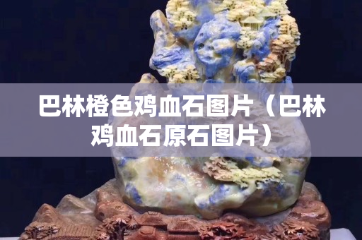 巴林橙色雞血石圖片（巴林雞血石原石圖片）