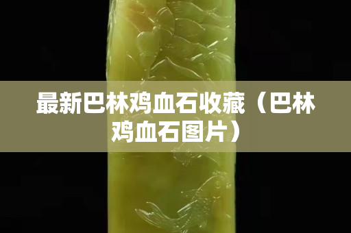 最新巴林雞血石收藏（巴林雞血石圖片）