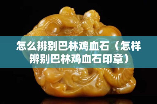 怎么辨別巴林雞血石（怎樣辨別巴林雞血石印章）
