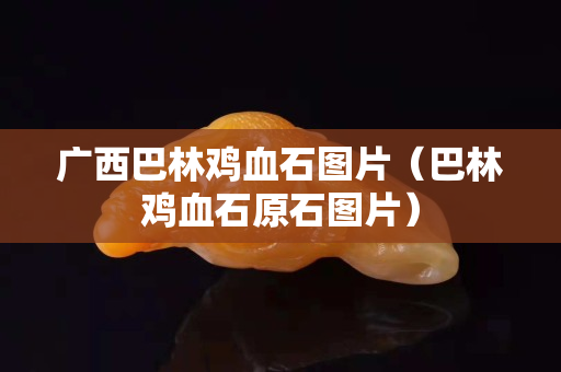 廣西巴林雞血石圖片（巴林雞血石原石圖片）