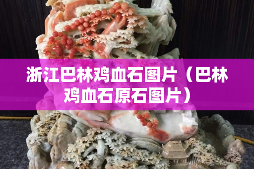 浙江巴林雞血石圖片（巴林雞血石原石圖片）