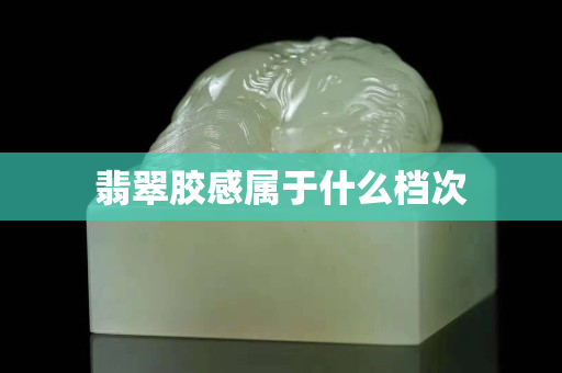 翡翠膠感屬于什么檔次